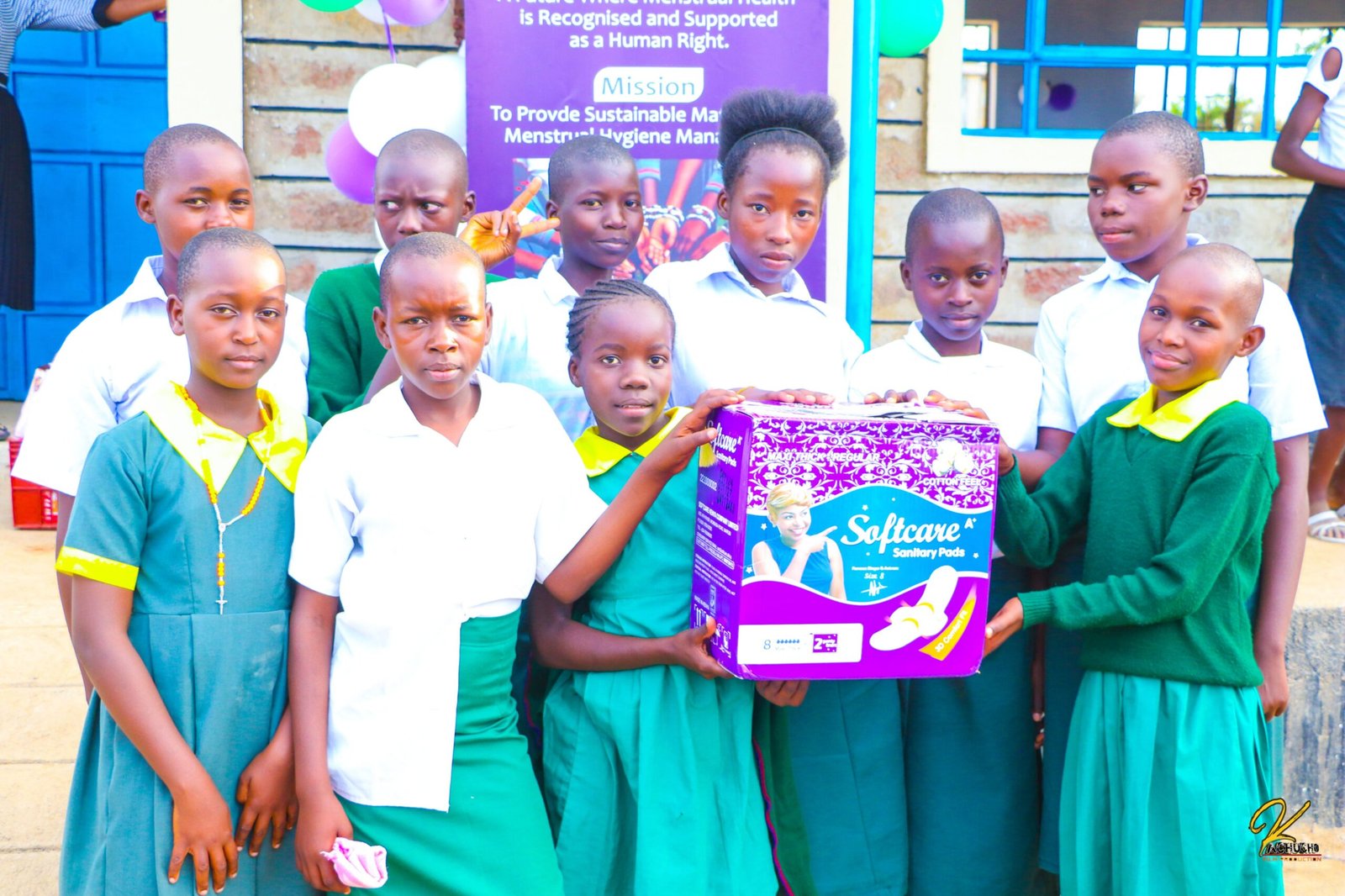 Faithful Touch Foundation dignity support outreach with Binti sanitary pads